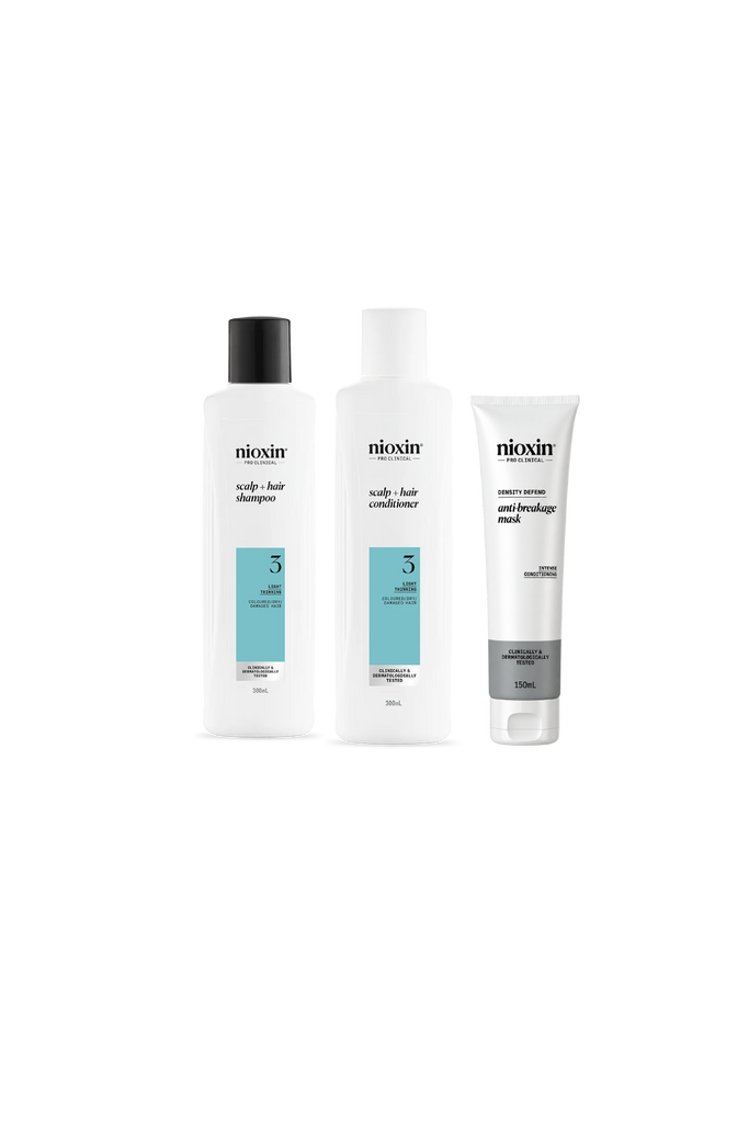 Kit Nioxin Sistema 3 | Shampoo + Acondicionador + Mask