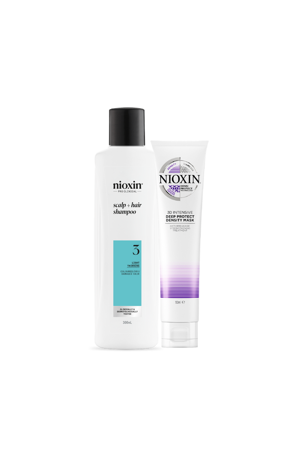 shampoo sistema 3 + deep protect density mask